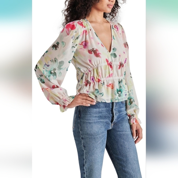 Steve Madden Sheer Women's Ardenne Top Size XS - Picture 1 of 9